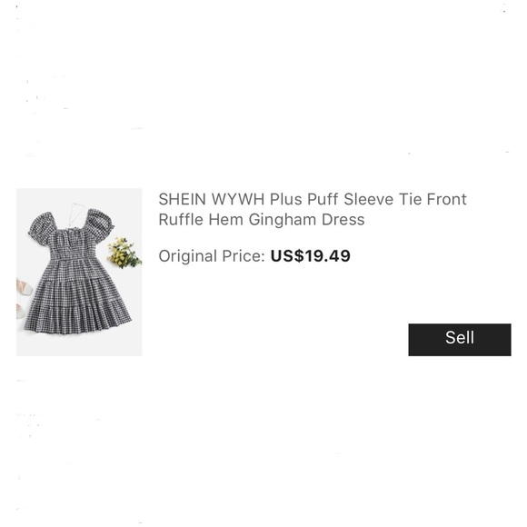 NWT Shein Plaid Dress - Picture 6 of 6